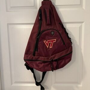 Unisex Virginia Tech Hokies Sideswipe Sling Backpack